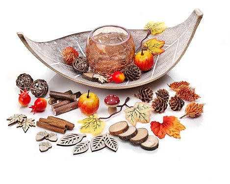 Weltbild Teelichthalter-Set Herbstblatt