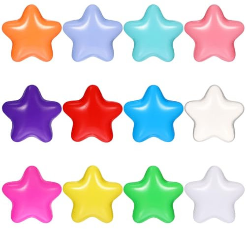 MUCKLILY 100pièces Balles De Jeu pour Garçon Fille De Boules Océaniques Colorées pour Piscine Et Activités Ludiques Idéales pour Anniversaires Et Événements Spéciaux