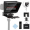 NEEWER X1 Pro II Teleprompter 9 Metall mit RT113 Fernbedienung/App Steuerung, Schnellwechsel 1s Verriegelung Arca Typ QR Platte, magnetische Telefonklemme, kompatibel mit iPhone Android Handy