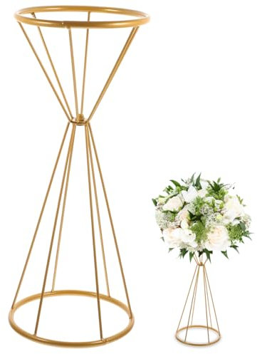 PRETYZOOM Metal Arranger Iron Holder Floral Vase Wedding Decor Porch Front Door Decoration