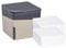 WENKO Raumentfeuchter Cube Set, Luftentfeuchter mit 2 x 1 kg Granulat-Block, 16,5x15,7x16,5 cm, Beige
