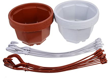 BESPORTBLE Pots De Fleurs Suspendus Paniers en Plastique pour Pothos Décoration De Jardin Supports pour Plantes Dintérieur Ensembles Décoratifs pour La Maison