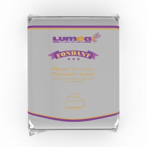 Dekozauber24 Premium Fondant, silber, 500g, Rollfondant, für Torten und Figuren, weich und biegsam, essbar, Tortendeko
