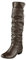 Stivali Donna Alti con Tacco Invernali Texani Scarponcini a Metà Polpaccio Stivali Texani Camperos Stivaletti a Punta Stivali Elasticizzati Donna Curvy Boots Equitazione da Cowboy Cowgirl Tronchetti