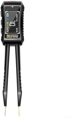 Eawfgtuw GN702 Intelligentes LCR Messgerät Digital Bridge Tester Multifunktions-Dioden-Messwerkzeug mit OLED-Display für SMD-Komponenten Widerstandskapazität Induktivität Frequenzprüfung