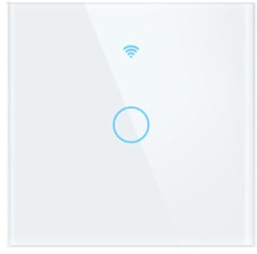 Boddceto Luz de Pared Táctil Inalámbrica Inteligente de 1, 2, 3, 4 Vías, 220 V, con Botón de Interruptor, WiFi, 433 MHz, Sin Neutro