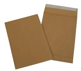packster 250x Faltentasche Versandtasche 280 x 400 x 40 mm E4 ohne Fenster Selbstklebestreifen 150g/qm Braun mit Klotzboden Faltenversandtasche ohne Fenster