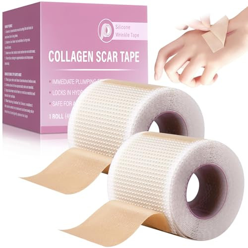 2Pcs Silikon Narbenpflaster, Narbenpflaster(4 * 150CM), Silikon-Narbenband, Silikonpflaster FüR Narben, Narben Tape, Wiederverwendbar, Wasserdicht, Hautfreundlich, Atmungsaktiv