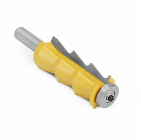 1pc 12mm 1/2 tige persienne Style volet routeur fraise à persienne for couteau de porte en bois outils de travail du bois(12.7mm)