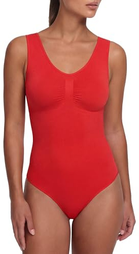 creamy fabrics Shapewear Body Damen Bauchweg Slip Tank Bodysuit Nahtlos