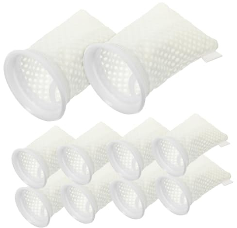 Parliky Filterbeutel Pp Material mit 3D Wabendesign 11 Stück für Aquarium 4 Zoll Größe zur Entfernung von Fischabfällen für Aquarienreinigung und Fischbeckenwartung