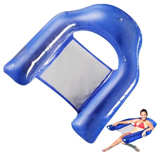 Chaise flottante d'eau - Siège flottant pour piscine, lit de lac | inclinable gonflable, radeau pliable avec support, design confortable de salle de bain, support g