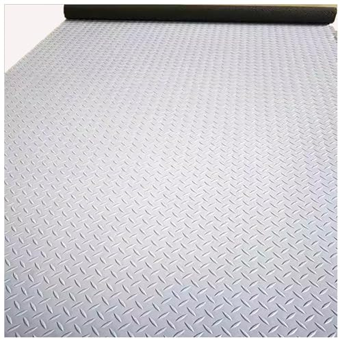 Rouleau de revêtement de sol en PVC robuste avec surface antidérapante pour garage, atelier et salle de sport