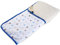 Merino Wolle Kinder Bettdecke Schurwolle Übergang Kinder Decke (120 x 150 cm, Blue)