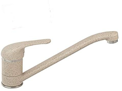 Sand Beige Granit Küchenarmatur Spültischarmatur Küchen Wasserhahn - mit schwenkbarem Auslauf und Oberflächen in Granitoptik