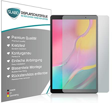 Slabo 2 x screen protector for Samsung Galaxy Tab A T510 | T515 10,1 (2019) screen protection film protectors No Reflexion MATTE