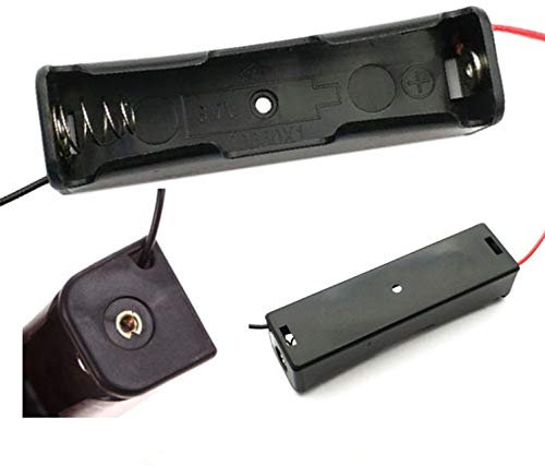 BE-TOOL 18650, 10 x 18650 porta batterie in plastica da 3,7 V (batterie non incluse).