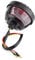 KIMISS Black Round Metal Motorcycle Tail Brake Light Brake Taillight-triumph rear brake lights Waterproof Replacement Stop Light for Bobber Chopper Scooters ATV