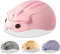 Kabellose Maus,Niedliche Optische Hamsterform Maus, 1200 DPI Rauschunterdrückung Ultra Portable Travel Mouse, 2,4 GHz mit USB Unifying Receiver, für PC/Mac/Laptop Kids Girl