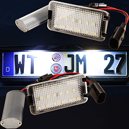 LED Kennzeichenbeleuchtung von Recambo passend für SEAT Ibiza 6K 6L | Leon 1M | Toledo 1M 5P