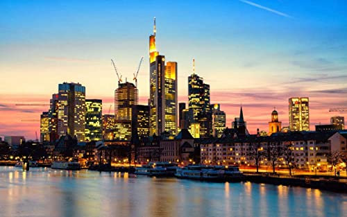 Jigsaw Puzzles 1500 Stück für Erwachsene New Yorker Platz Entertainment Holzpuzzlespielzeug