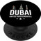 Karte der Stadt Dubai United Arab Emirates Uae PopSockets mit austauschbarem PopGrip