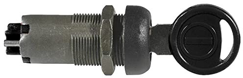 ELCART Interrupteur à clé unipolaire à 2 positions, 12 V 5 A, PVC, zinc