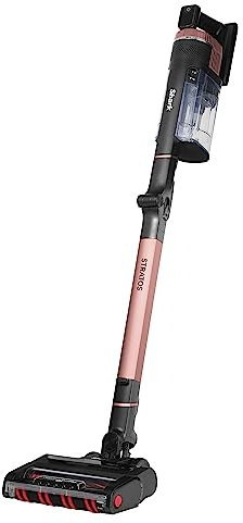 Shark Stratos Aspirapolvere Senza Fili, Autonomia 60 Minuti, Tecnologia Antigroviglio CleanSense IQ, Senza Sacco, per Tutti i tipi di Pavimenti e Tappeti, Anti-Allergeni, Oro Rosa/Carbone, IZ400EU