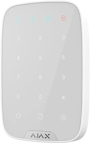 AJAX AJKP KEYPAD BIANCO TASTIERA INDIPENDENTE TOUCH SENZA FILI WIRELESS 868MHZ