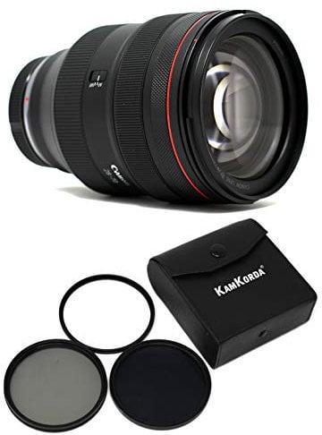 KamKorda Lens Filter Kit 95mm + RF 28-70mm F2L USM Camera Lens: Full Frame Zoom Lens Ideal for Weddings, Events, Landscapes, Astronomy, Compatible with Canon Mirrorless Cameras 2 Year Warranty