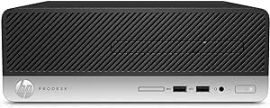 HP ProDesk 400 G6 SFF - 1TB PCIe Gen 4.0 x4 NVMe, i5 9500 (6 Cores, 4.4Ghz), 16GB DDR4 RAM, Intel UHD Graphics 630, DVD Drive, Gbit LAN, Windows 11 Pro (Renewed)