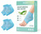 Welnove Moisturizing Heel Socks - 2 Paar Aloe Vera Extrakt infundiert Gel-Futter für trockene Füße - rissige Ferse Reparatur Behandlung - Baumwollsocken für Frauen Männer Fußpflege (Regular Sizes)