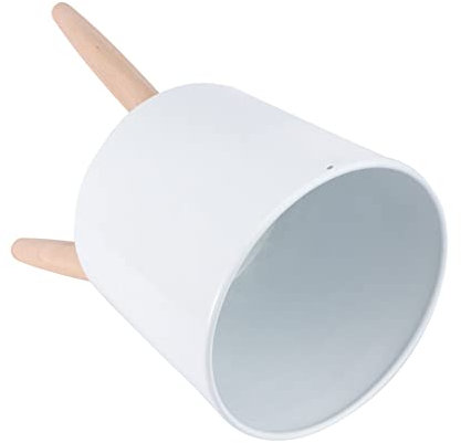 OFFSCH Cache-Pot sur Pied en Fer Blanc Style Nordique Minimaliste, Structure Solide et Résistante, pour Plantes en Pot en Intérieur Salon
