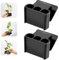 NQEUEPN 2 PCS Tank Plant Holder, 3 Holes Aquarium Plant Holder for Fish Tank Aquatic Plant Holder Plant Pots for Aquarium Plant Decoration