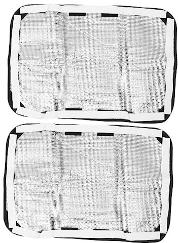 JECOMPRIS 2pezzi Parasole Per Porta e Finestra Camper Copertura Oscurante Uv Per Protezione Privacy e Antisole Accessori Utili Per Camper e Roulotte Facile Da Installare