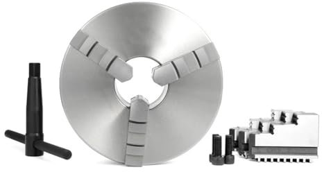 38-mm-Spindelloch WM210-Drehmaschine, 125-mm-Durchmesser, 3-Backen- und 4-Backen-Selbstzentrierungsfutter(3 jaw)