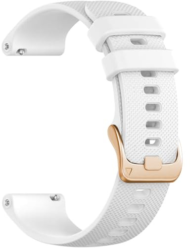Issinlky 18MM 19MM 20MM 22MM Weiches Silikonarmband, Schnellverschluss Sportarmband für Frauen Männer