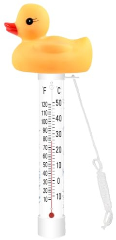 Schwimmendes Wasserthermometer - Floating Pool Thermometer, Schwimmbad Thermometer, für Swimmingpool, Spas, Hot Tubs, Fischteiche