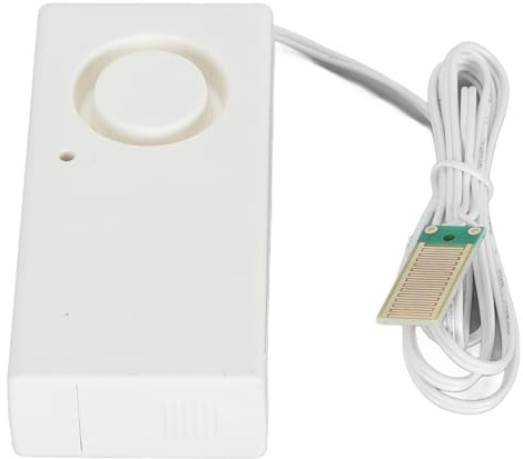Sorandy Water Alarm Detector Efficient Overflow Sensor for Home Fish Tank Kitchen 120dB Loud ABS Material