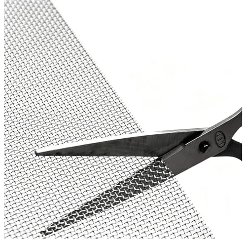 Rete Metallica Tessuta In Acciaio Inox 304, Rete Per Zanzariere, Foglio Di Rete Metallica Fine Per Filtrazione, Ventilazione, Protezione E Uso Industriale(Silver-50mesh,0.3x8m)