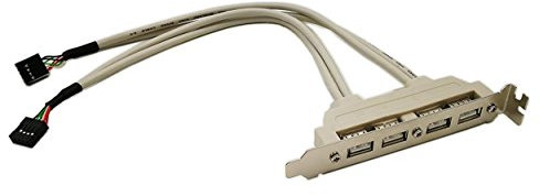 zdyCGTime scheda madre 4 porte USB 2.0 HUB di espansione pannello posteriore header staffa