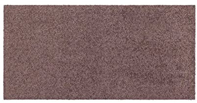 Salonloewe Fußmatte waschbar Nougat 30x60 cm Schmutzfangmatte Schuhparkplatz Eingangs-Matte klein unifarben