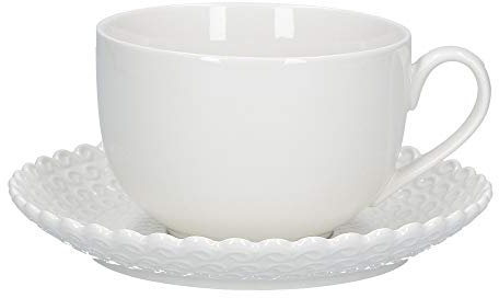 La Porcellana Bianca - Tazza Colazione con piattino Momenti