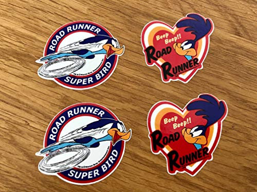 Road Runner SUPER Bird BEEP BEEP 4 Stück Aufkleber Sticker V8 Decal Tuning Se022