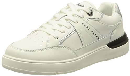 Pepe Jeans Damen Baxter Night Woman Sneaker, 800WHITE, 37 EU