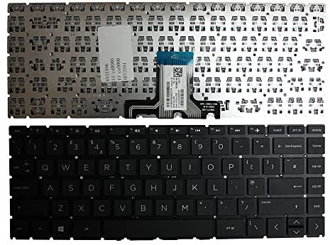 Power4Laptops Royaume-Uni Noir Clavier pour Ordinateur Portable (PC) de Remplacement Compatible avec HP Pavilion 14-ce2018nw