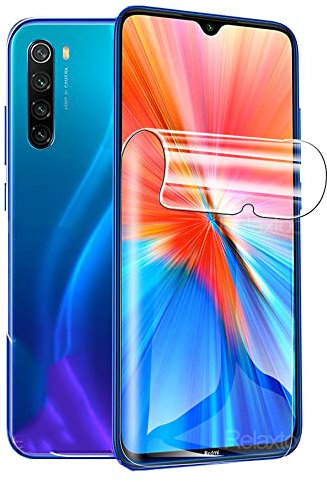 Snailcanfly películas de hidrogel 2 pcs para Xiaomi Redmi Note 8T 6.3inch Protectores de pantalla de TPU de película transparente flexible suave NO vidrio templado