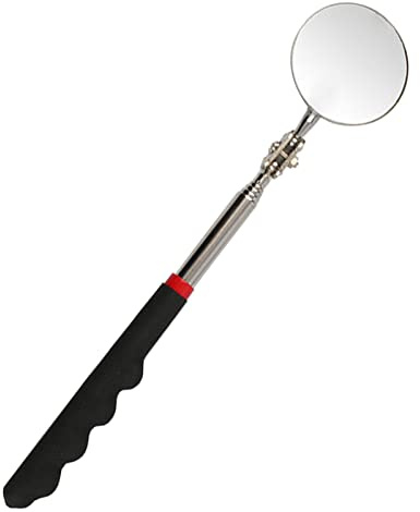 Specchietto Telescopico, Specchio di Ispezione, Specchio di Ispezione Telescopico, 360 Specchio di Ispezione Rotante, Telescopici Fino a 73cm, per Utensili Manuali per Ispezione Auto