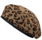 Leopard Print Beret Hüte Vintage Style Maler Hut Frauen Frühling Herbst Beret Winterkünstler Hat Beanie Cap
