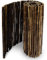 Floordirekt | Canisse bambous ronds | Paravent | Robuste et résistant aux intempéries | Idéal Brise-vue pour balcon, terrasse et jardin | Diamètre Ø 26 mm | Noir, 100 x 250 cm